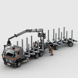 Mercedes-Benz NG 1632 logging truck