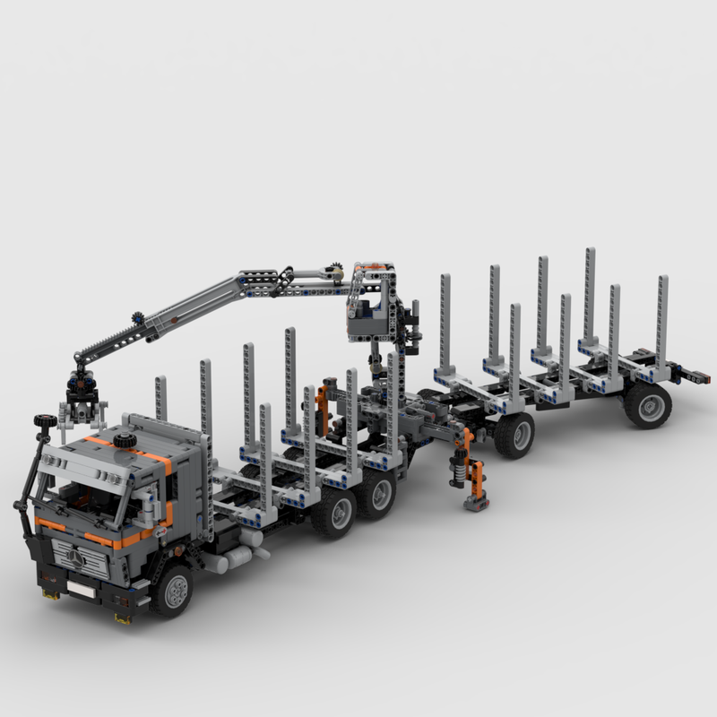 Lego Mercedes-Benz NG 1632 logging truck