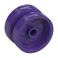 Lego Wheel 18 x 12 with Pin Hole and Stud / Dark Purple