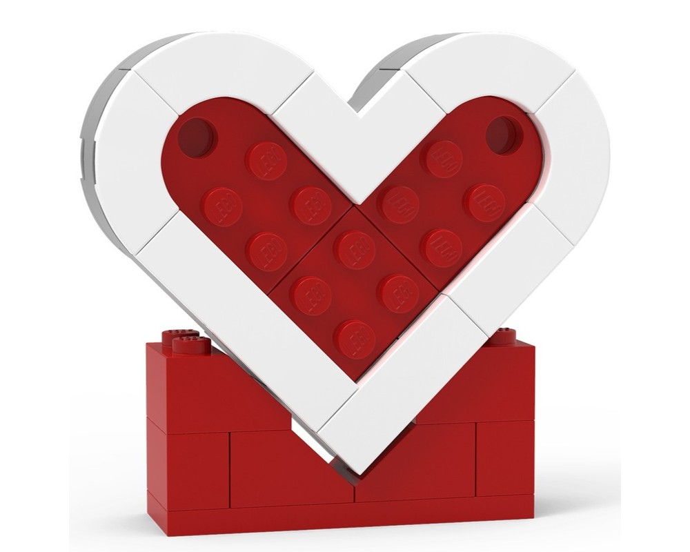Lego 5x Valentine's Hearts