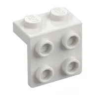 Bracket 1 x 2 - 2 x 2 / White