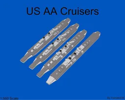 1:560 Scale US AA Cruisers