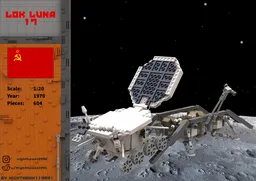 LOK Luna 17 (E-8 series) 1:20 (Soviet Moon Rover Lander)