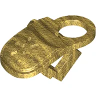 Minifig Neckwear Shoulder Guard / Pearl Gold