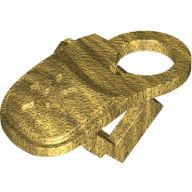 Lego Minifig Neckwear Shoulder Guard / Pearl Gold