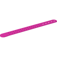 Lego DOTS Bracelet 2 Stud Wide / Dark Pink