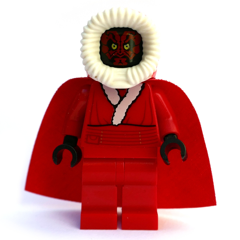 Lego Darth Maul in Santa Outfit