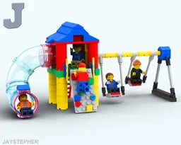 Jungle Gym Swing Set