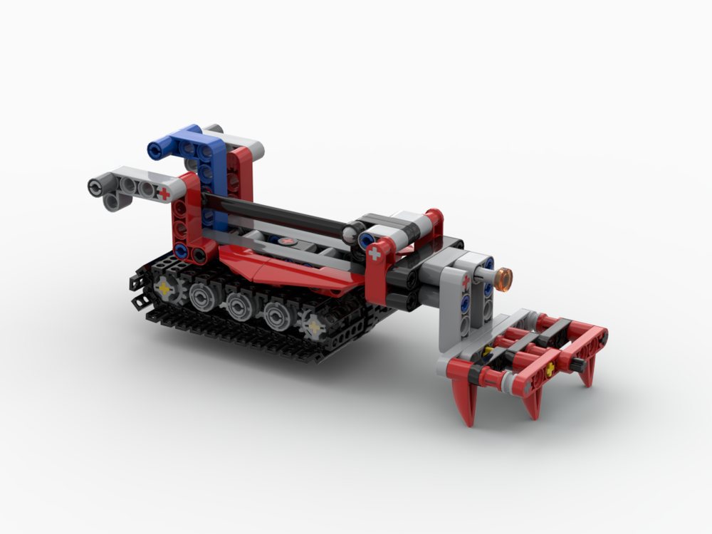 Lego 42148 Tracked Carrier for Agricultural and Municipal Equipment with Cultivator (Grubber)