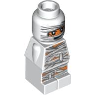 Lego Microfig Ramses Pyramid Mummy / White