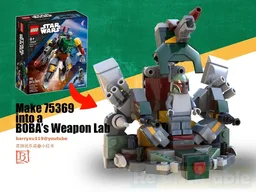 MOC - Make 75369 into a BOBA’s Weapon Lab