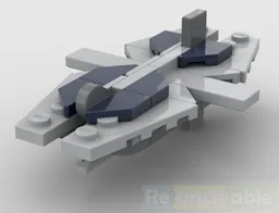 Miniature Munificent (to-scale with Lucrehulk)