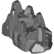 Lego Large Figure Limb Cover, Armour with Rock Spikes / Dark Bluish Gray
