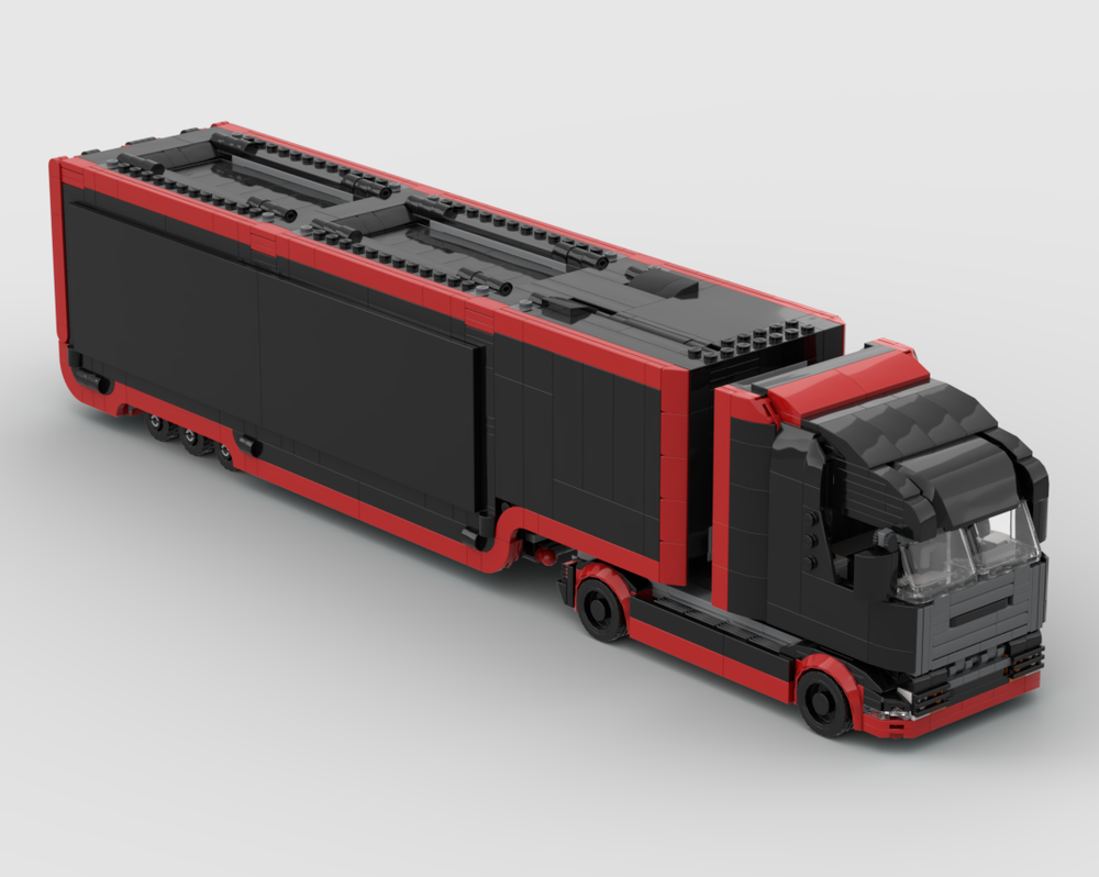 Lego MOD of 60445 F1 Truck for Speed Champions V1