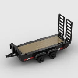 Small Flatbed Trailer