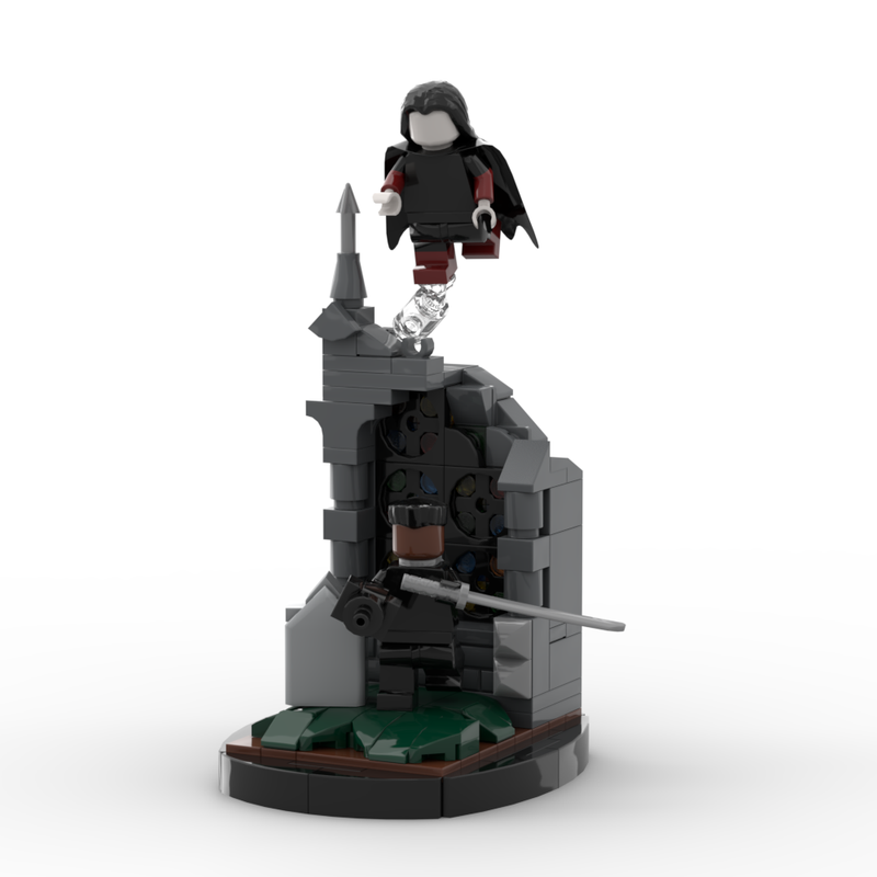 Lego Morbius & Blade Diorama