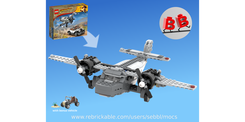 Lego 77012: Adventurers' Twin Motor Plane