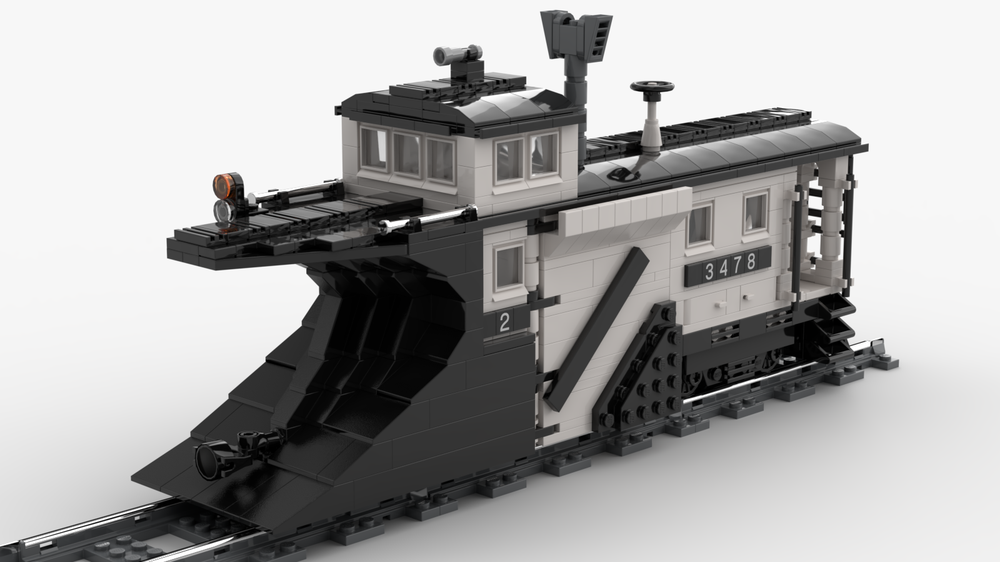 Lego Train Snow Plow