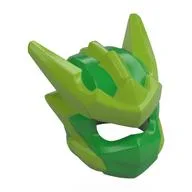 Wrap with Lime Spikes Pattern / Bright Green