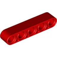 Technic Beam 1 x 5 Thick / Red