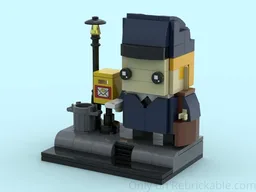 Brick-built Postman