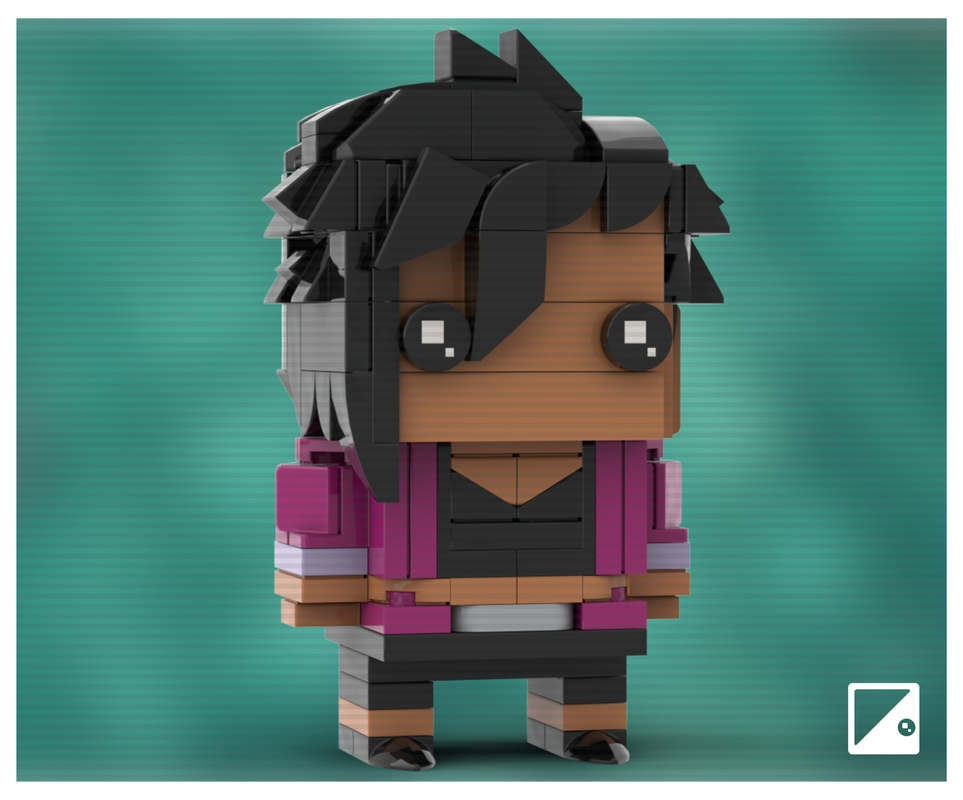 Lego Dispatch LEGO Brickheadz MOC ~ Invisigal (Courtney) (The Phoenix Squad) (Z Team)