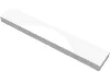 Tile 1 x 6 with Groove / White
