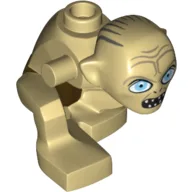 Body / Head Gollum, Wide Eyes Print / Tan
