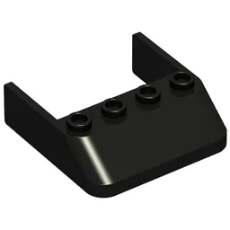 Windscreen 4 x 4 x 1 / Black
