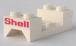 Stickered Assembly 4 x 2 x 1 with 'Shell' Small Pattern on Both Sides (Stickers) - Set 6634