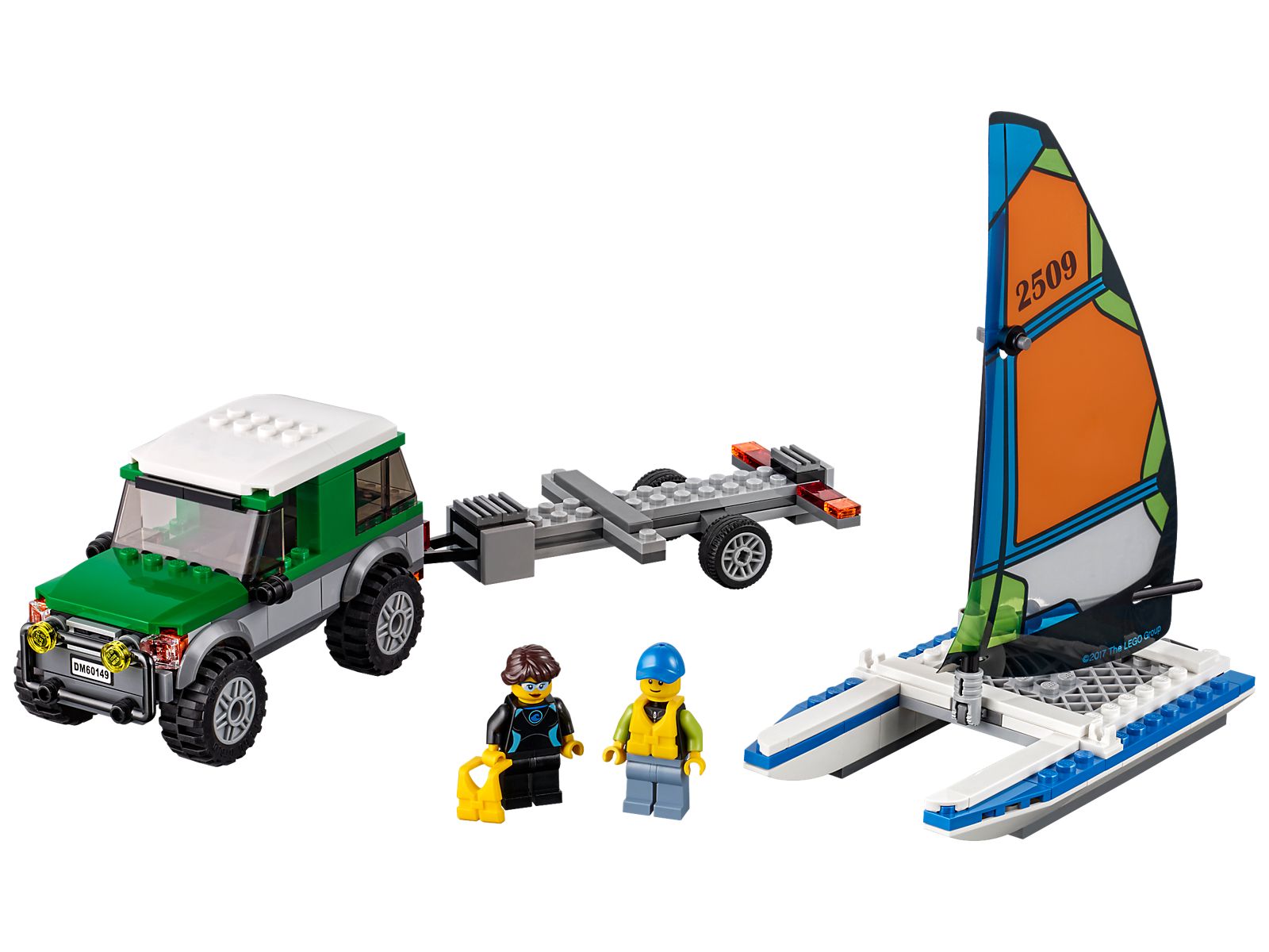 Lego 4x4 with Catamaran