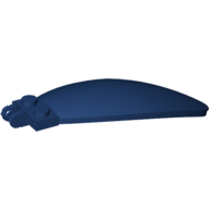 Lego Windscreen 9 x 3 x 1 2/3 Bubble Canopy / Dark Blue