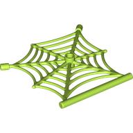 Lego Insect Accessory, Spider Web, Hanging / Lime