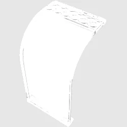 Panel 6 x 6 x 9 Curved Top / Trans-Clear