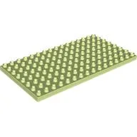 Duplo Plate 8 x 16 / Yellowish Green