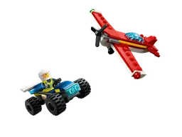 City Police Off-Road Buggy Car and 3in1 Red Plane