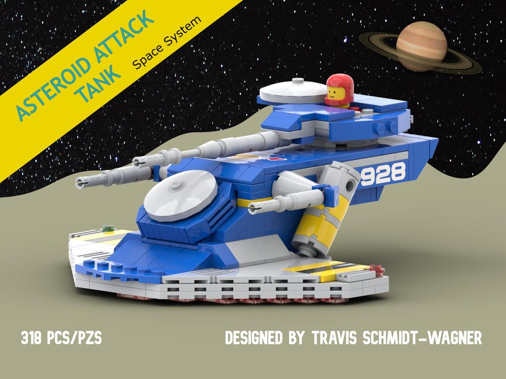 Lego 10497 Alt Build- ASTEROID ATTACK TANK
