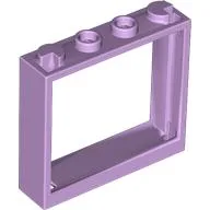 Window 1 x 4 x 3 without Shutter Tabs / Lavender