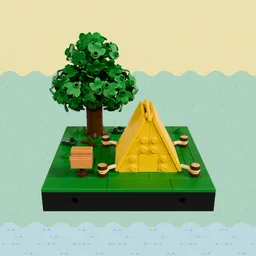 Animal Crossing Player Tent (Modular)