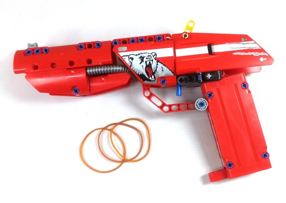 Lego Cyber Gun (shoots rubberband)