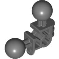Lego Large Figure Skeletal, Limb, Angular 90°, 3 x 3 x 2 with 2 Ball Joints, and Axle Hole