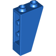 Lego Brick Sloped Inverted 75° 2 x 1 x 3 / Blue