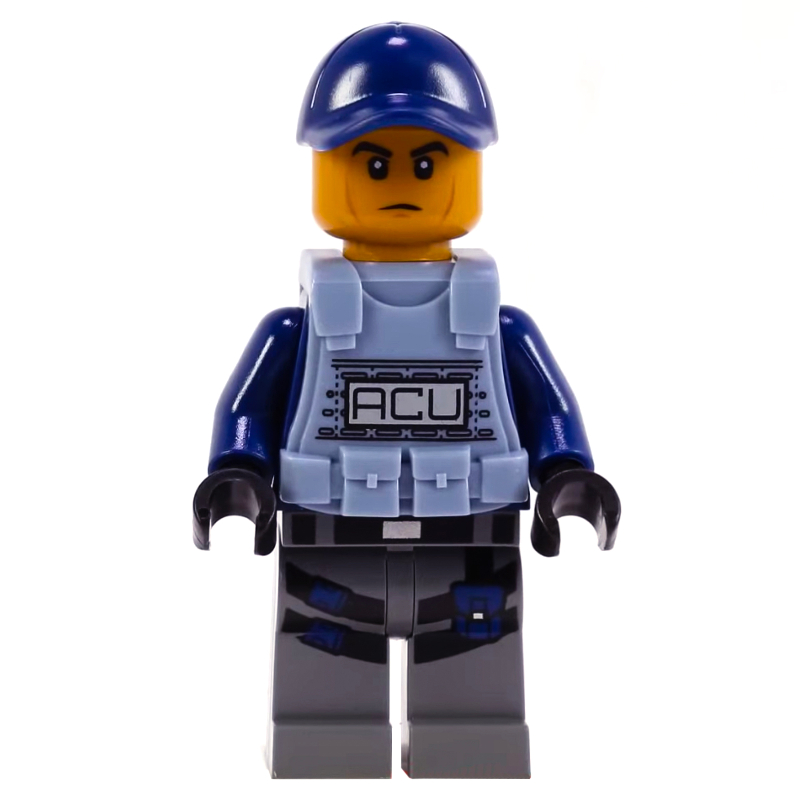 Lego ACU Trooper with Sand Blue Armor