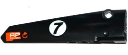 Technic, Panel Fairing # 6 Long Smooth, Side B with 'AP REWORKX' and Number 7 in White Circle Pattern (Stickers) - Set 42050