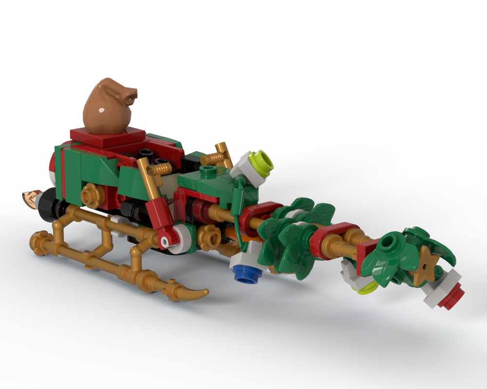Lego Christmas Sleigh Speeder Bike