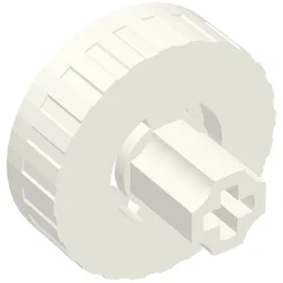 Clutch Outer Side with Axle Connector / White
