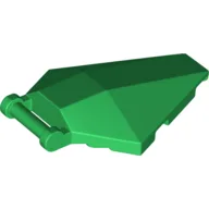 Windscreen 6 x 4 x 1 Hexagonal with Handle / Green
