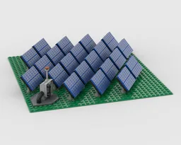 Solar Farm - minifig scale