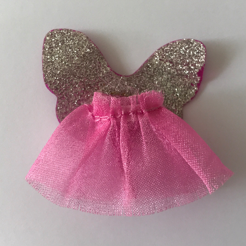 Lego Belville, Skirt, Girl, with Fairy Wings / Dark Pink