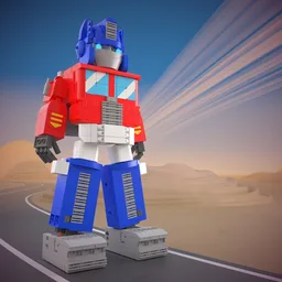 CBB09 Bos Lori G1-inspired Transformable SD Optimus Prime